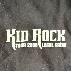Aithentic Kid Rock Local Crew Tour 2006 concert T-shirt